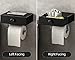 VOLDRA Toilet Paper Holder with Shelf Black Wipes Dispenser for Bathroom Toilet Paper Holder with Storage Upgrade Drawer Design Toilet Tissue Holder Adhesive Small Bathroom Shelf Wall Mount