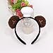 FUYISEN Creative Bear Ears Chefs Hat Headbands For Kids Dressing Up Party Soft Plush Hairband Toy For Children Family Photo Props Cartoon Bear Ears Chefs Hat Headbands For Kids