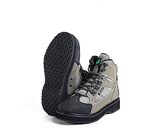 NEYGU Men&Women Breathable Quick-Dry Wading Shoes for Fishing and Hunting with Rubber Sole, Used for Neoprene Stocking Foot Wader (8.5)