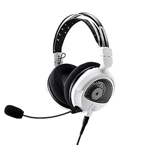 Audio-Technica ATH-GDL3WH Open-Back Gaming Headset, White