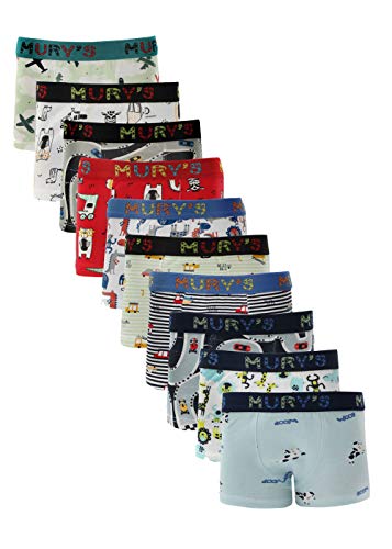 Kit 10 Boxer Infantil Mury's Estampado (G)