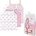 Feathers Girls Pink Butterfly Print Tagless Cami Super Soft Undershirts (3/Pack)