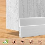 【USOS MÚLTIPLES 】: El sello de la puerta podría evitar que el viento, la lluvia, la nieve, el polvo y las hojas ingresen a la casa desde la ranura de la puerta. Adecuado para diferentes puertas de frente, dormitorio, exterior, interior etc. Puertas de material diferente, como madera, aluminio, vidrio y plástico son todos de trabajo bien.