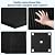 50 Pack Sound Proof Foam Panels,12"×12"×1" Acoustic Foam Panels, High Density Soundproof Wall Panels for Home Office Recoding Studio,With 250PCS Adhesive Stickers (Black, 50 Pack)