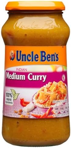 Uncle Bens Indian Medium Curry 6 x 500gm