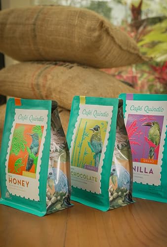 Image of Cafe Quindio Medium Roast 100% Colombian Excelso Whole Bean Arabica Coffee - Specialty Harvest Multipack - 8.8 Ounce (Pack of 3)