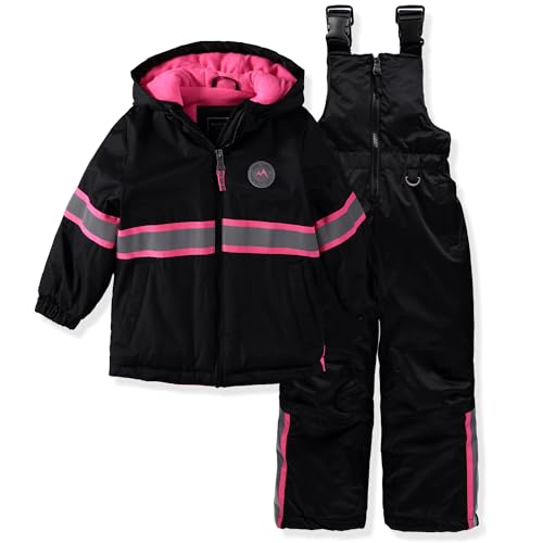 Bass Creek Outfitters Boys and Girls 2T-16 High Visibility 2-Piece Snowsuit Jacket and Snow Bib