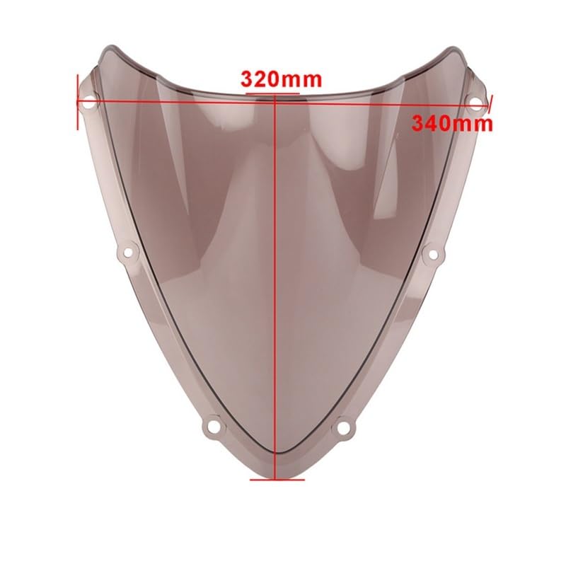 Extension pare-brise moto GSXR600 pour réduire le vent au casque - 4