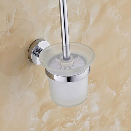 Rangement discret toilette et support de brosse mural en acier Cabilock