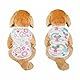 FFWTPY 3 Stück Hundekleidung Obst Gedruckt Niedlich Atmungsaktiv Welpenweste Sommer Mädchen Jungen Hunde T-Shirts Mode Strandkleidung für kleine Hunde und Katze