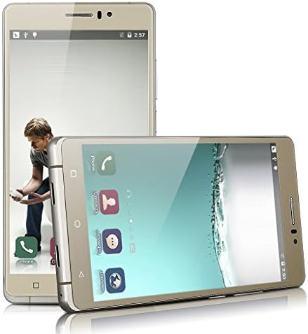 UHAPPY UP580 3G SmartPhone - 6.0" pollici IPS QHD, Android 5.1 Quad Cores, 1GB RAM + 8GB ROM, 8M + 5M Camera, Dual SIM, WiFi GPS (Oro)