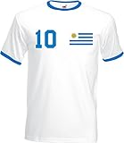 Fantástico diseño si estás buscando una camiseta de fútbol o una camiseta para aficionados. Diseño perfecto para fans de Uruguay con la bandera en el diseño de la camiseta para animar a la selección nacional como 12 Hombre