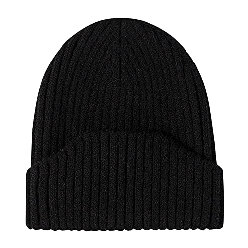 Kavoezool Mütze aus 100% feinster Schurwolle für Damen & Herren Thermo Fleece Wintermütze Fisherman Beanie Docker Mütze Fischer Mütze Winddicht Kälteschutz Arbeitsmütze Strickmütze Wollmütze Cover