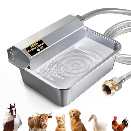 Automatic Water Dispenser for Dogs 2 Gallons, 304 Stainless Steel...