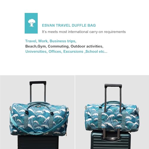 Travel Duffle Bag, Weekender Bag for Women with Shoe Compartment, Carry on Overnight Bag Gym Duffel Bag, Mommy Hospital Bags4