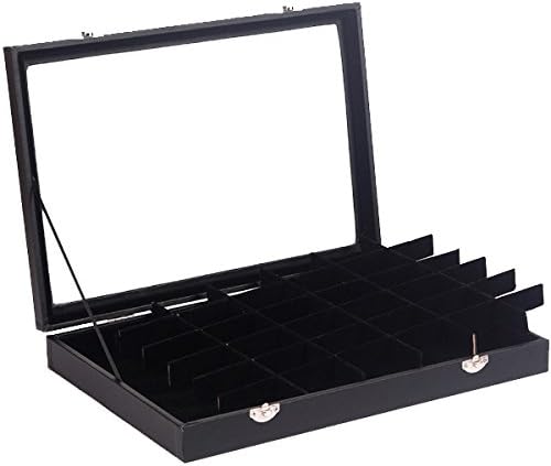 Amazon Co Jp ジュエリーbox アクセサリーケース Hearty Co 人気 展示 ディスプレイ ボックス ケース 指輪 リング ピアス イヤリング 腕時計 ブレスレット バングル ネックレス ペンダント カフス ホーム キッチン