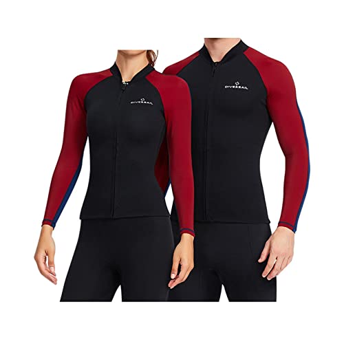 Men Women Jacket Wetsuit Swim Wet Surf Snorkeling Top miniatura 2