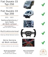 Autoradio Einbauset für Kenwood DMX passt für FIAT Ducato III Typ 250 (11/2021-2025) – Ansicht 2