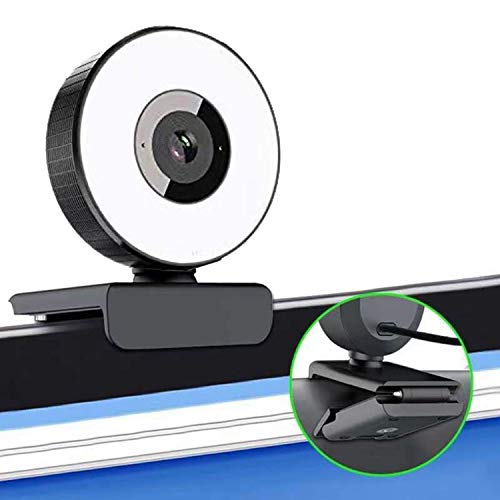 Jiklophg X11-Netzwerk-Computerkamera mit Fill Light USB Treiberfreie Live-Webklasse-Videokonferenz HD für Live-Office-Unterricht – Bild 4