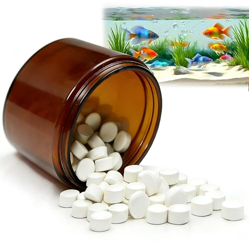 Aquarium Water Purification Tablets for Fish Tanks – Premium Water Purification Tablets to Remove All Kinds of Turbidity, Clarify Water, Promote Healthy Fish Environment (1)