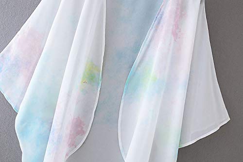 Image of CASURESS Women's Cardigan-Sheer Kimono Loose Summer Floral Print Cover Ups