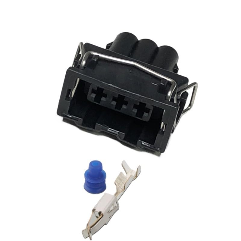 DJ7024-3.5Car Fuel Injection Nozzle Connector 1p2p3p4p Water Temperature Plug Harness Water Proof Socket Sheath(5p-Female,5sets)