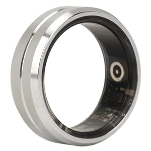 Smart Ring Health Tracker, Health Ring Smart Ring with APP, Fitness Sleep Heart Rate Tracker Smart Ring, Waterproof Fitness Tracker Ring for Women & Men