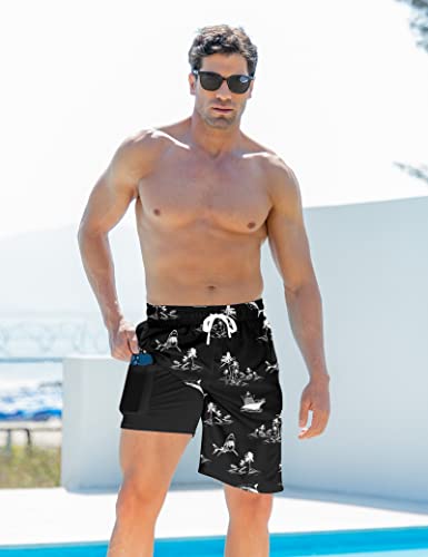 Traje de baño divertido con forro de compresión para hombre activo 4