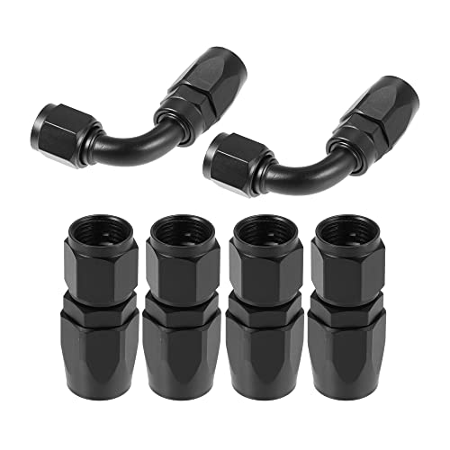 Raccord AN6 anti fuite pour réparer les lignes de carburant et durites auto