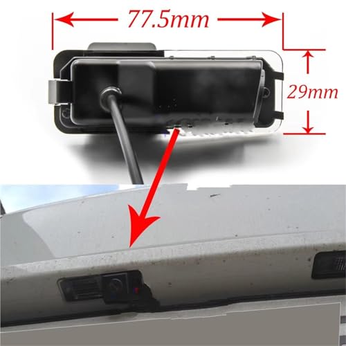 Caméra de Recul Grand Angle pour VW Scirocco R GTS de 2008 à 2018 - 4