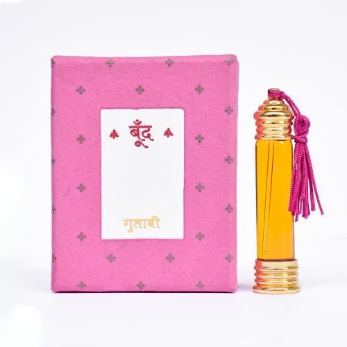Image of Boond Fragrances Gulabi (Kannauj Rose) | Pure & Enchanting Fragrance of Kannauj Rose | Unisex Organic Perfume-12ml