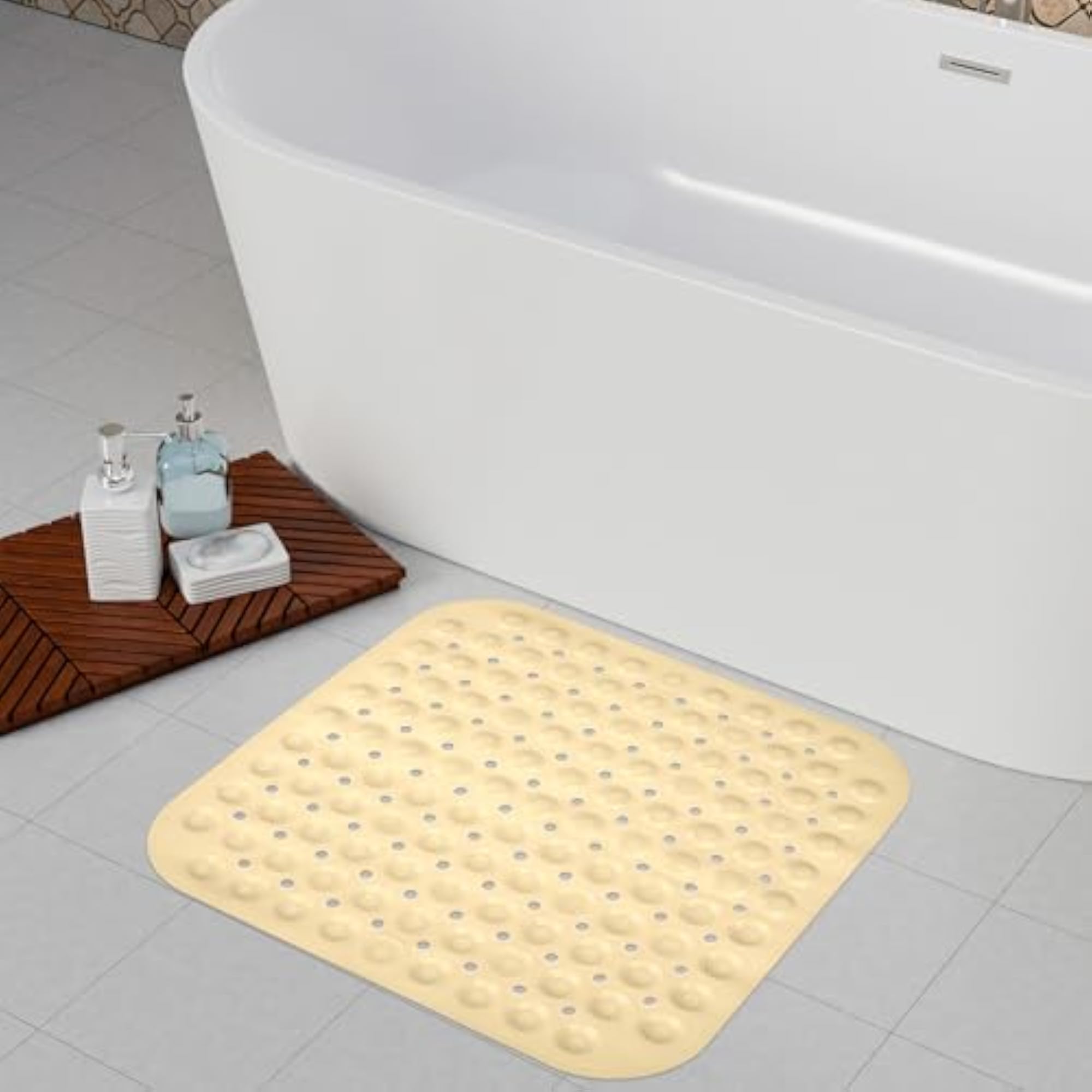 PVC Shower Bath Mat, Anti-Skid Floor Mat