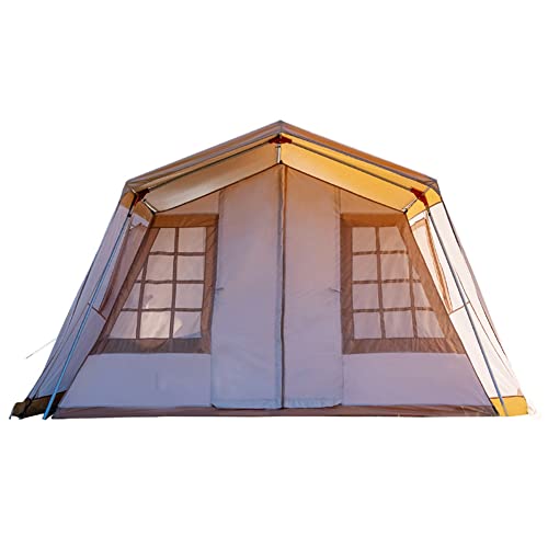 Carpa para camping familiar 3-4 personas, doble capa impermeable miniatura 1