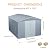 8 X 12 FT Outdoor Storage Shed, Metal Tool Shed Storage House with Lockable Doors & Air Vents, Waterproof Garden Steel for Backyard, Garden, Lawn, Patio,Grey
