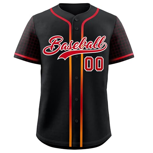 Custom Baseball Jersey Casual Short Sleeves Shirt for Men Women Youth Personalized Printed Stitched Name Number