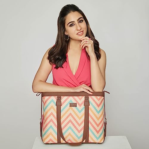 ZOUK Vegan Leather Women's Office Bag for 15.6 inch Laptop, MacBook - Image 3