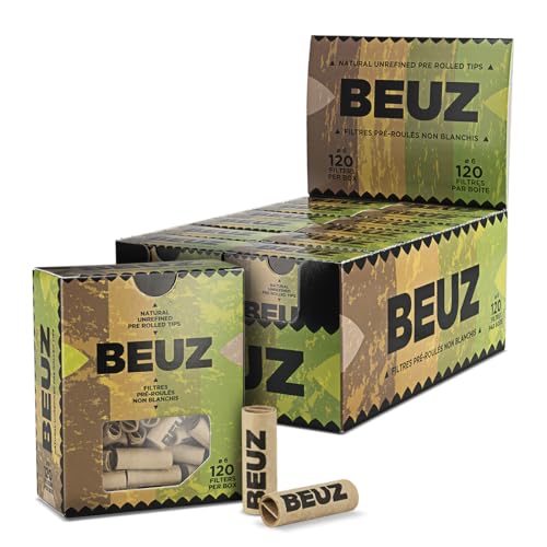 Filtres à cigarette en carton pré-roulé Beuz parfaits pour vos soirées