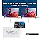 OREI UltraHD 4K @ 60Hz 1 x 2 HDMI Splitter 1 in 2 Out 2 Port 2: 8-Bit - HDMI 2.0, HDCP 2.0, 18 Gbit/s, EDID, Duplizieren/Spiegeln 4K Bildschirme - UHDS-102