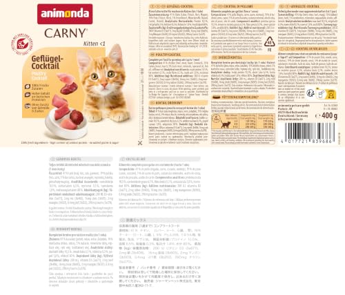 animonda Carny Kitten Nassfutter Geflügel-Cocktail (12 x 400 g) – Ansicht 5