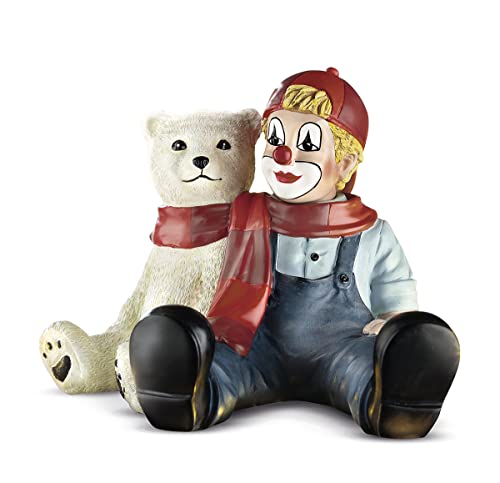Statuetta decorativa - Tempo di coccole - pezzo da collezione dipinto a mano altezza 8 cm - in confezione regalo - di compleanno - portafortuna talismano mutmacher