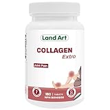 Collagen Extra Supplement with Glucosamine – 7 Active Ingredients Anti-Inflammatory Joint Formula for Damaged Joints –Reduces Pain - Supports Mobility & Flexibility – 180 Tablets – Made in Canada