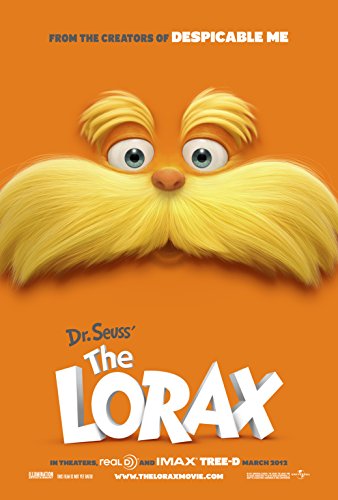Home-Print Dr. Seuss' The Lorax Movie Poster Family Canvas Wall Print 20X13 Inch