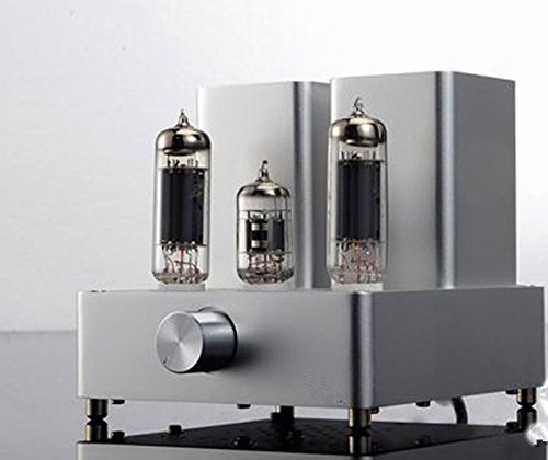 Mini amplificateur à tubes EL84+12AX7 argenté GOWE ampli stereo de salon