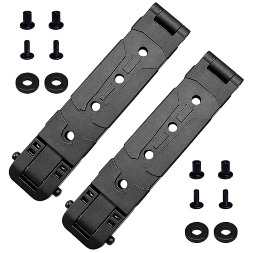 BosuLai Pack de 2 Molle, Clip de Taille Multifonctionnel, Clip de Ceinture en Nylon Résistant avec Accessoires de Montage pour Gilets Sacs à Dos Clip Gaine...