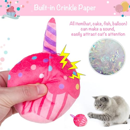 Jouets à herbe à chat interactifs à mâcher en peluche pour stimuler l'instinct - 4