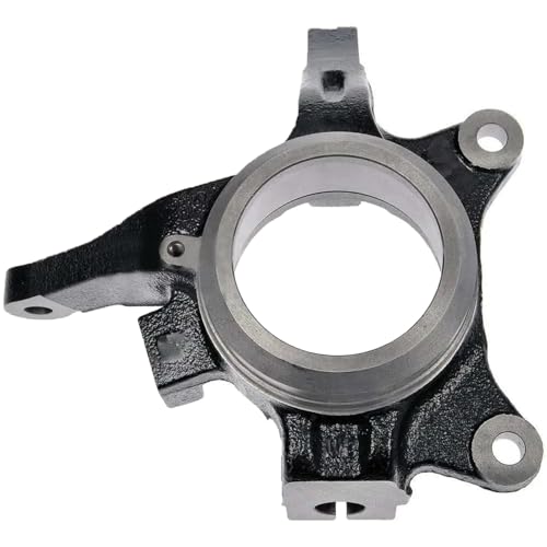 Image of Detroit Axle - 2pc Front Right Knuckle Kit for 2001 2002 2003 2004 Hyundai Santa Fe, Passenger Side Steering Knuckle Assembly Wheel Bearing Replacement
