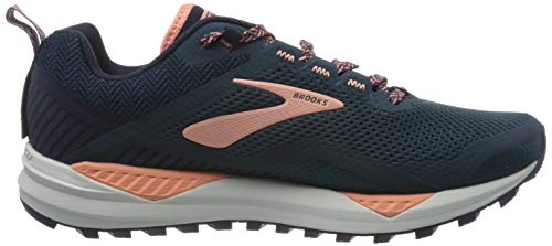 Brooks Brooks Women's Cascadia 14 Running Shoe, Desert Flower/Navy/Grey, 5.5 UK