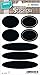 Produktbild HERMA 15093 Tafelaufkleber zum Beschriften oval, 14 Stück, 35 mm / 75 mm, Tafeletiketten selbstklebend für Gläser, Tafelfolie zur Dekoration, Tafel Aufkleber für Küche Gewürzgläser Marmeladen Flaschen