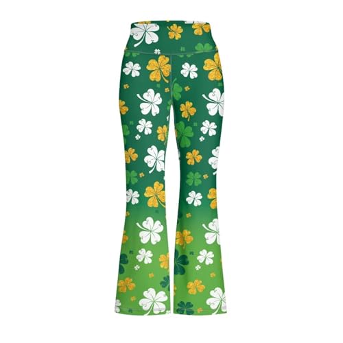 Tongluoye Girls Yoga Pants Size 5-14 Athletic Bell Bottom Leggings High Waisted Flare Leg Pants for Dance Workout Running