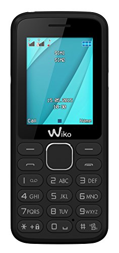 Moviles Basicos Wiko Lubi 4 - Terminal libre de 1.77' (Bluetooth, 1 GB de RAM, sistema operativo propio) color negro